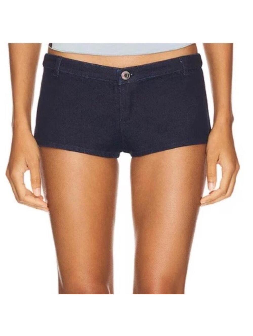 Miaou Devon Shorts Denim Hot Pants Booty Micro Revolve Sz. M NWT $180